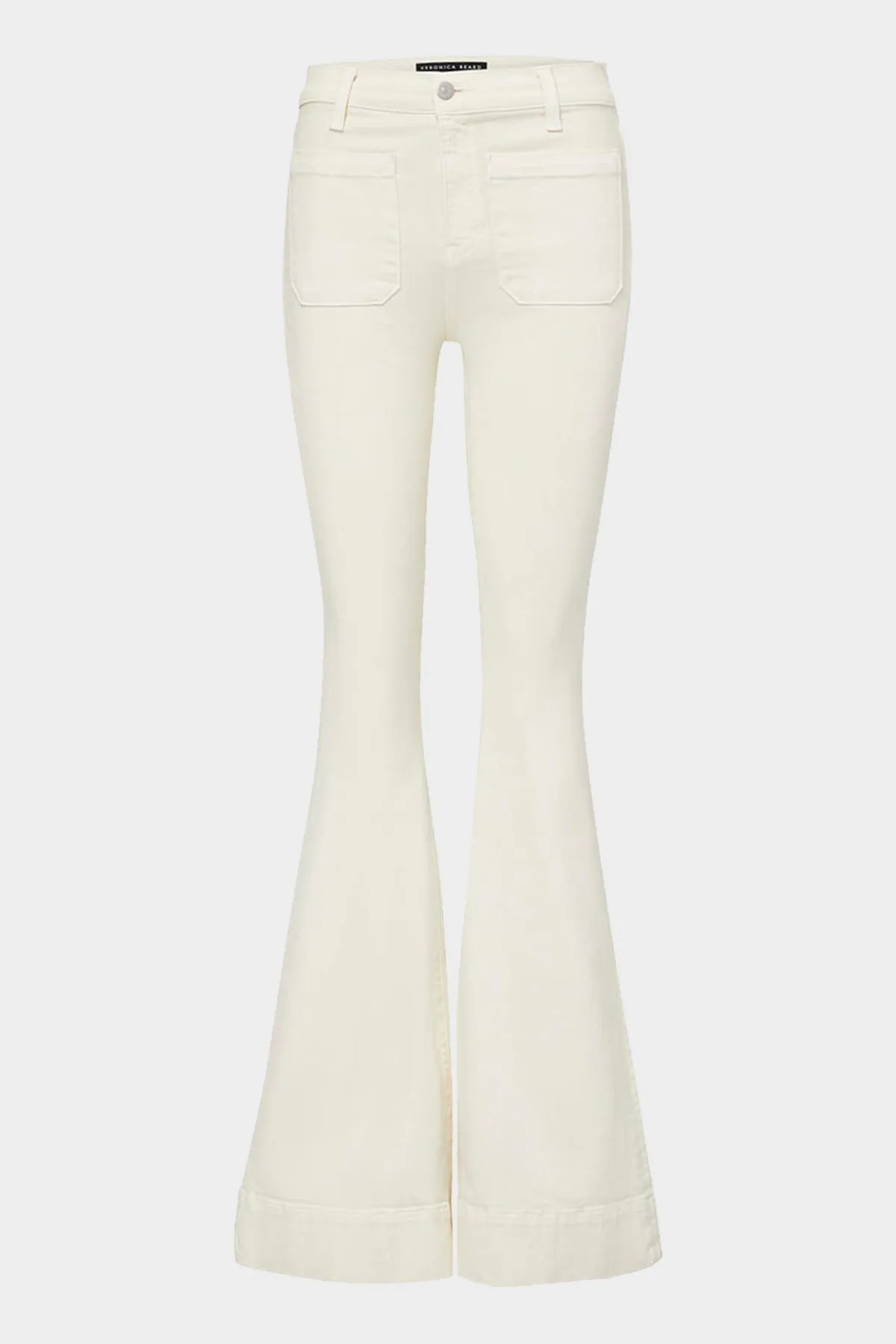 Sheridan Bell-Bottom Jean in Ecru