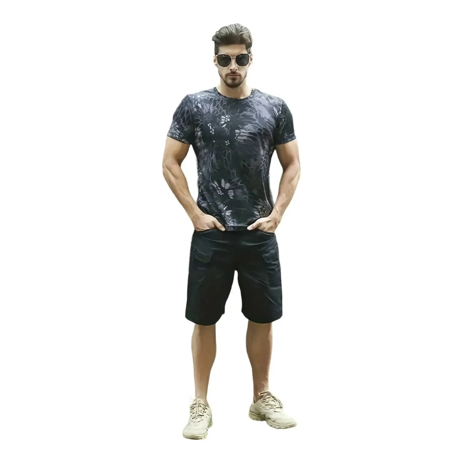 SHORT MILITAIRE D'ESCALADE