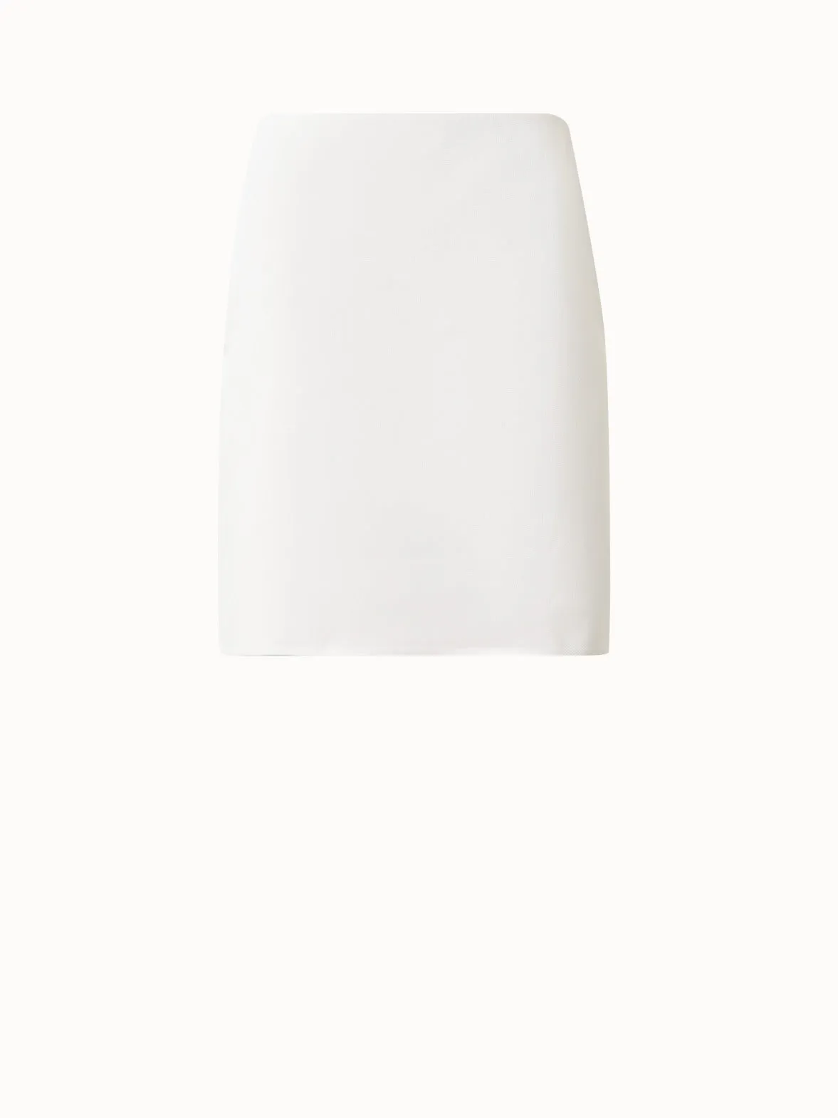 Short Pencil Skirt in Cotton Double-Face