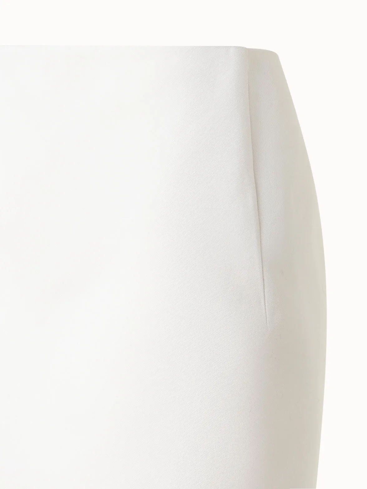 Short Pencil Skirt in Cotton Double-Face