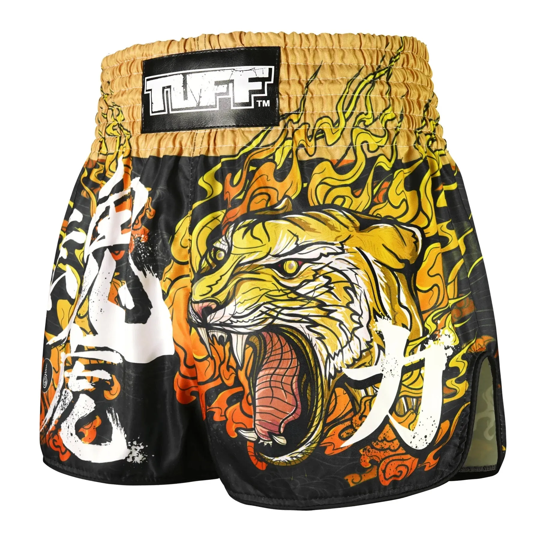 Shorts de Muay Thai Tuff High Cut Retro "Tora Mazuka" The True Tiger