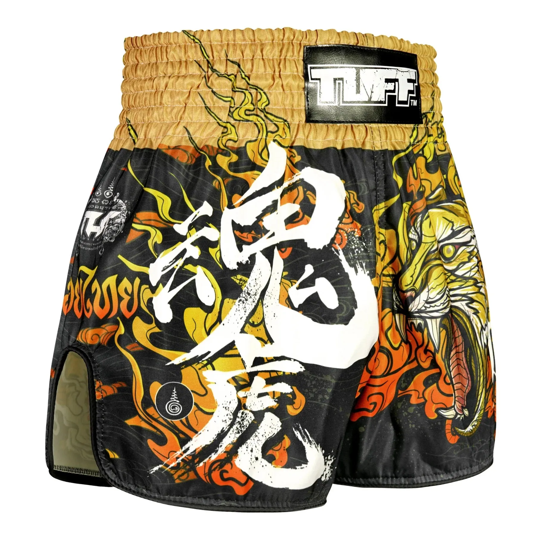 Shorts de Muay Thai Tuff High Cut Retro "Tora Mazuka" The True Tiger