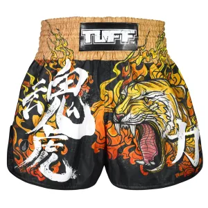 Shorts de Muay Thai Tuff High Cut Retro "Tora Mazuka" The True Tiger