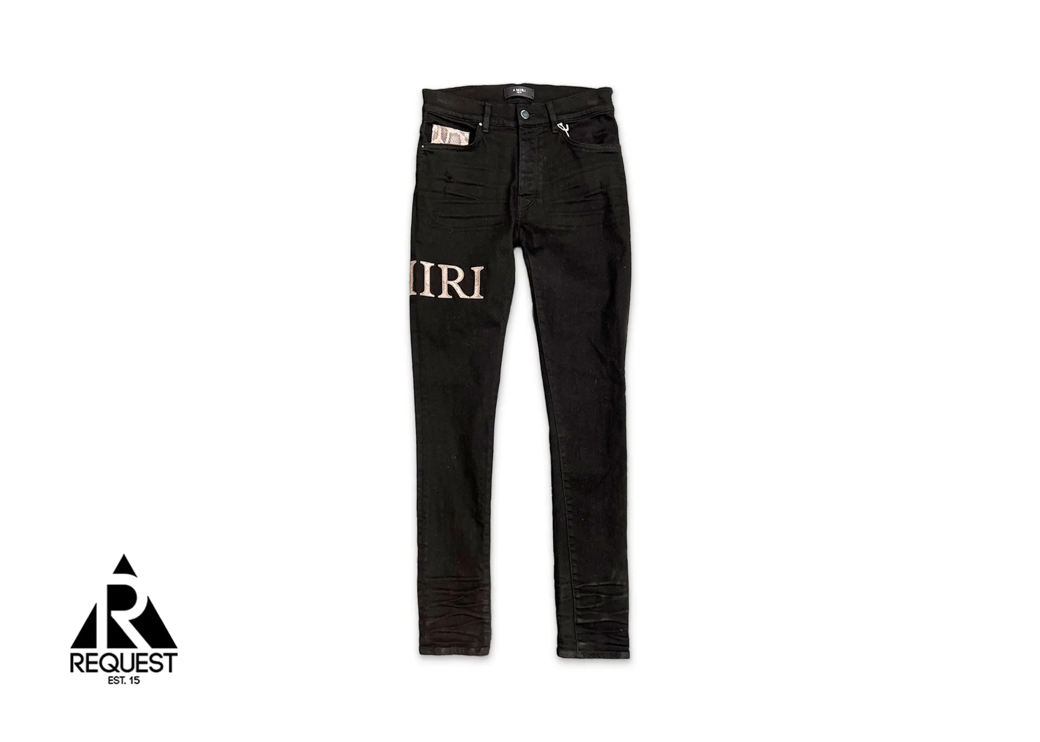 Snake Logo Jeans "Black"