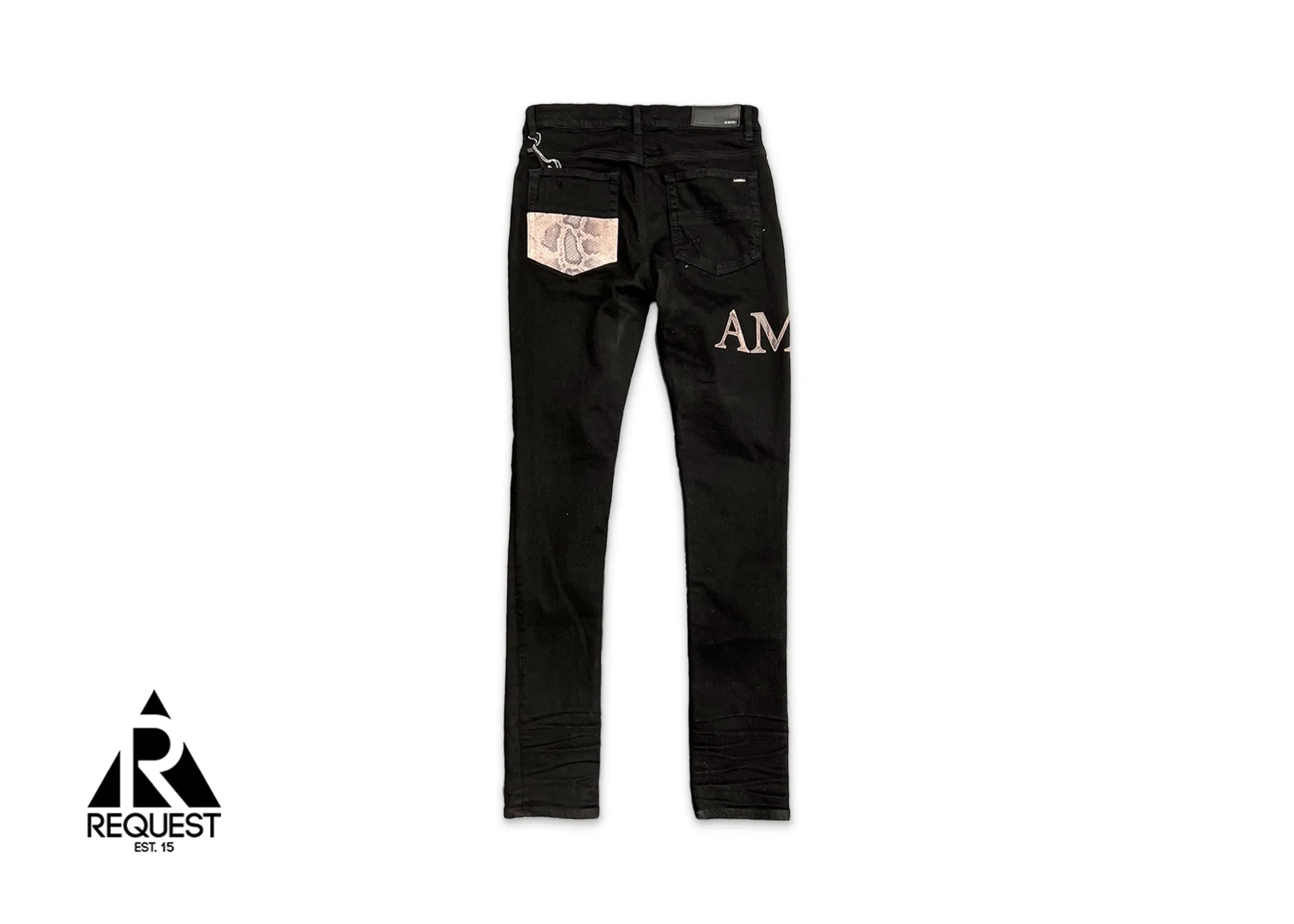 Snake Logo Jeans "Black"