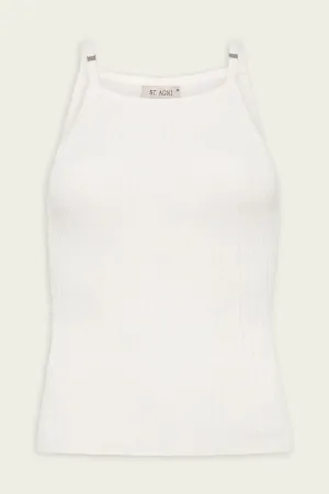 Square Tank in White