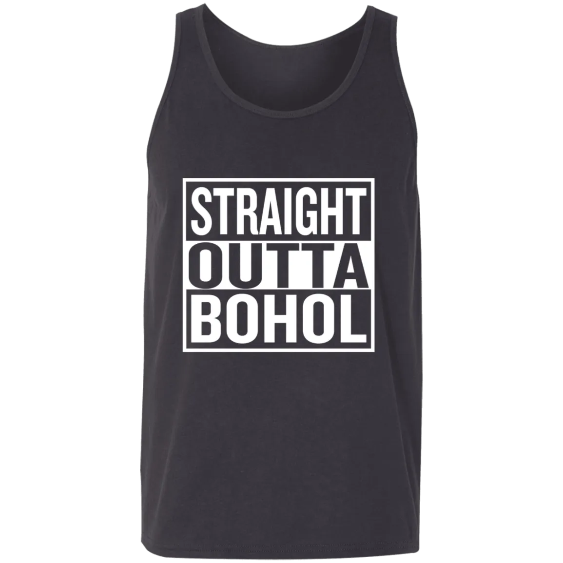 Straight Outta Bohol Unisex Cotton Tank Top