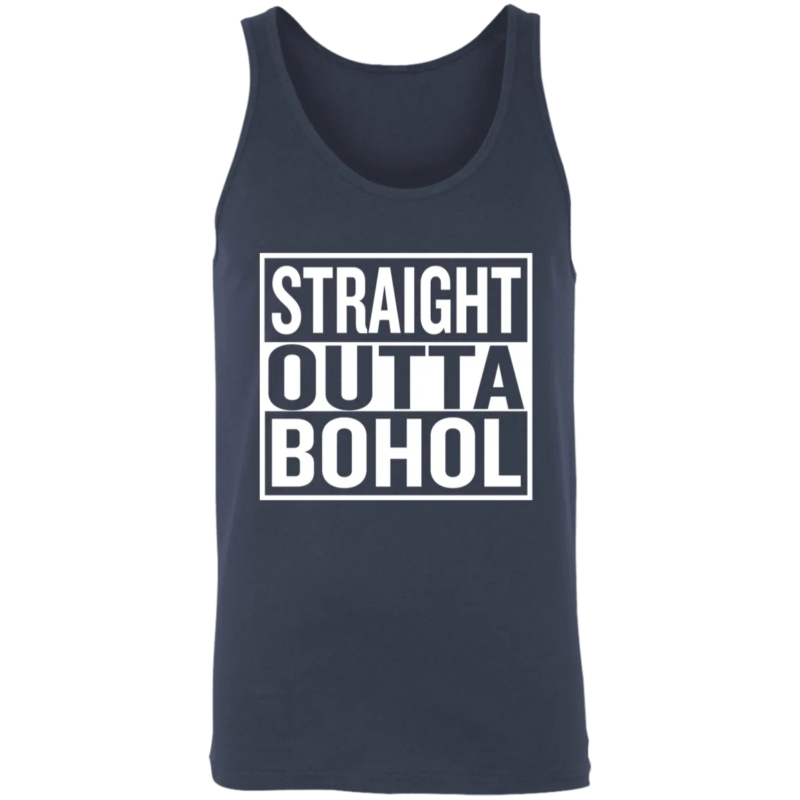 Straight Outta Bohol Unisex Cotton Tank Top