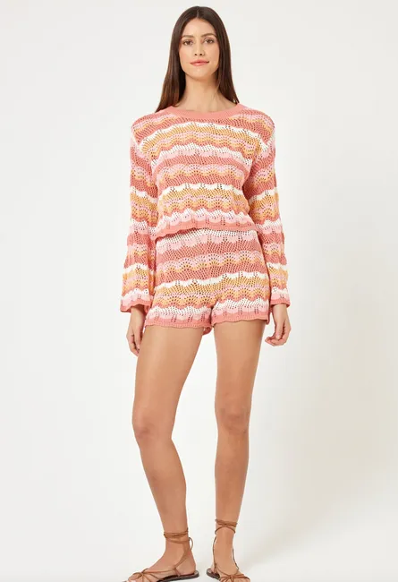 Sun Ray Short - Bahama Bound Stripe
