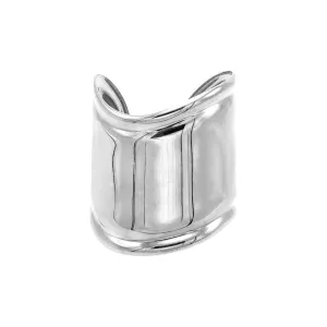 Super Wide Curved Bangle Bracelet