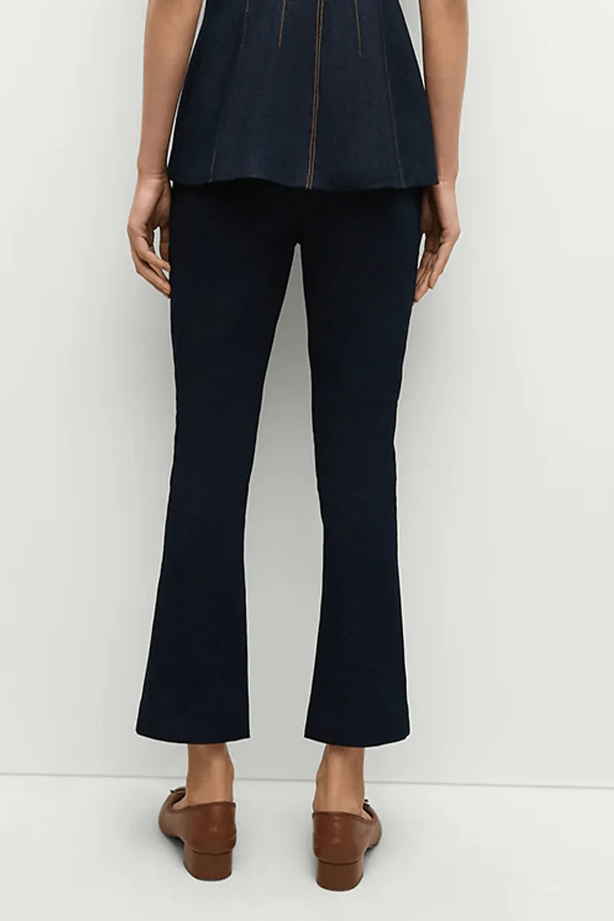 Tani Denim Pant in Dark Oxford
