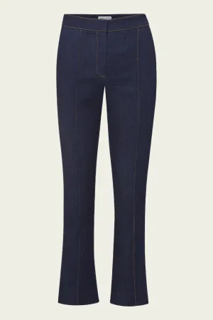 Tani Denim Pant in Dark Oxford