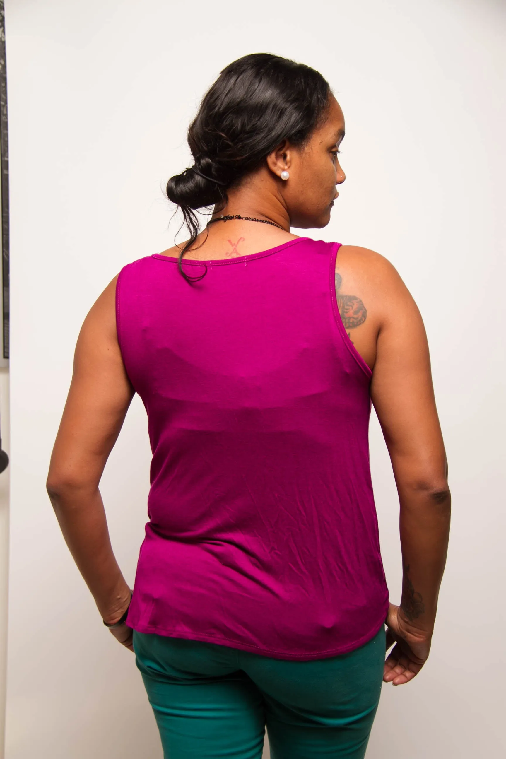 Tank Top with Tie Front