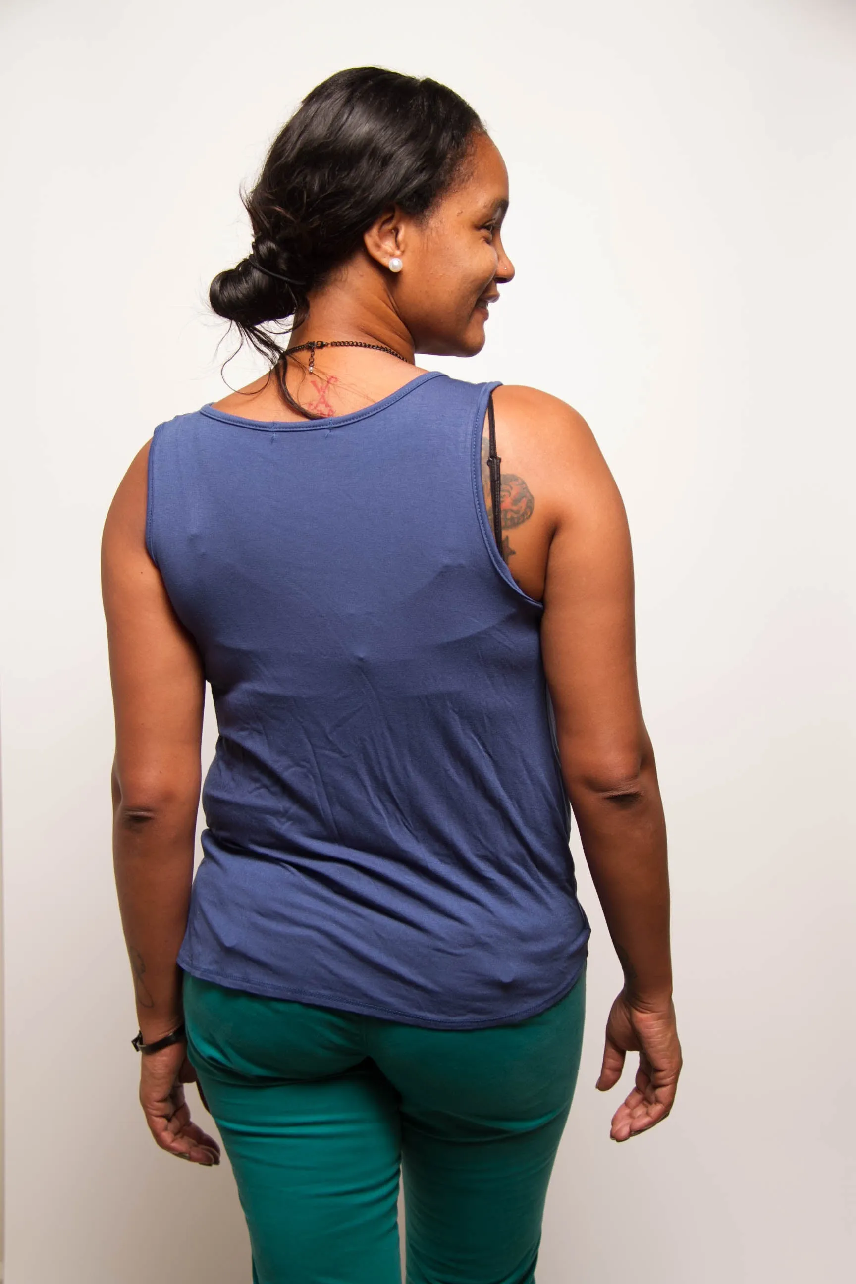 Tank Top with Tie Front