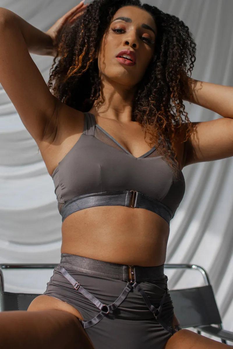 Tatiana Active Perla Shorts - Charcoal
