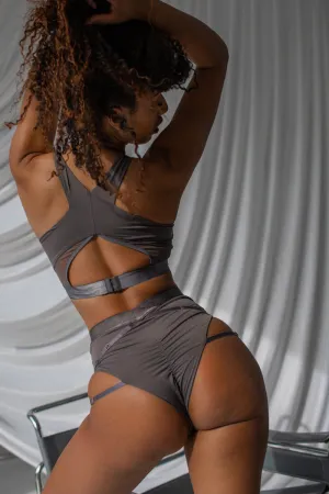 Tatiana Active Perla Shorts - Charcoal