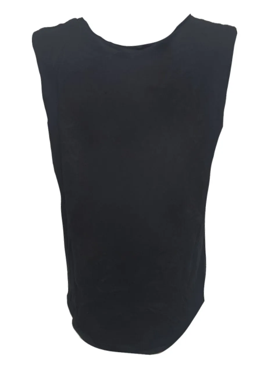 TEREZ Women's Black Rayon Tank Shirt #2523546 NWT