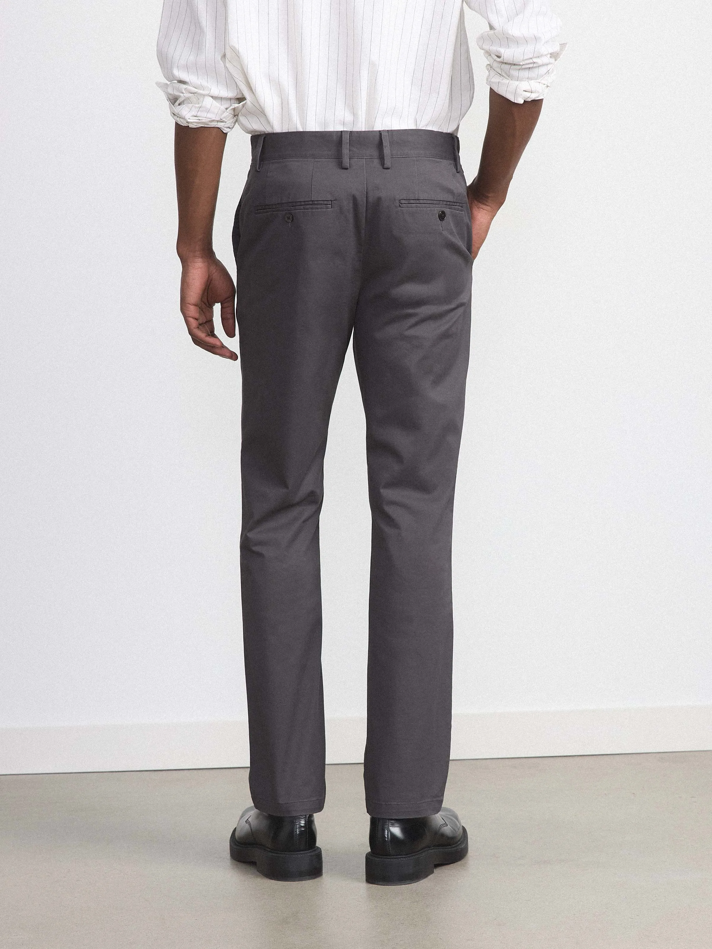 The Brunswick Chino Pant in Iron Grey
