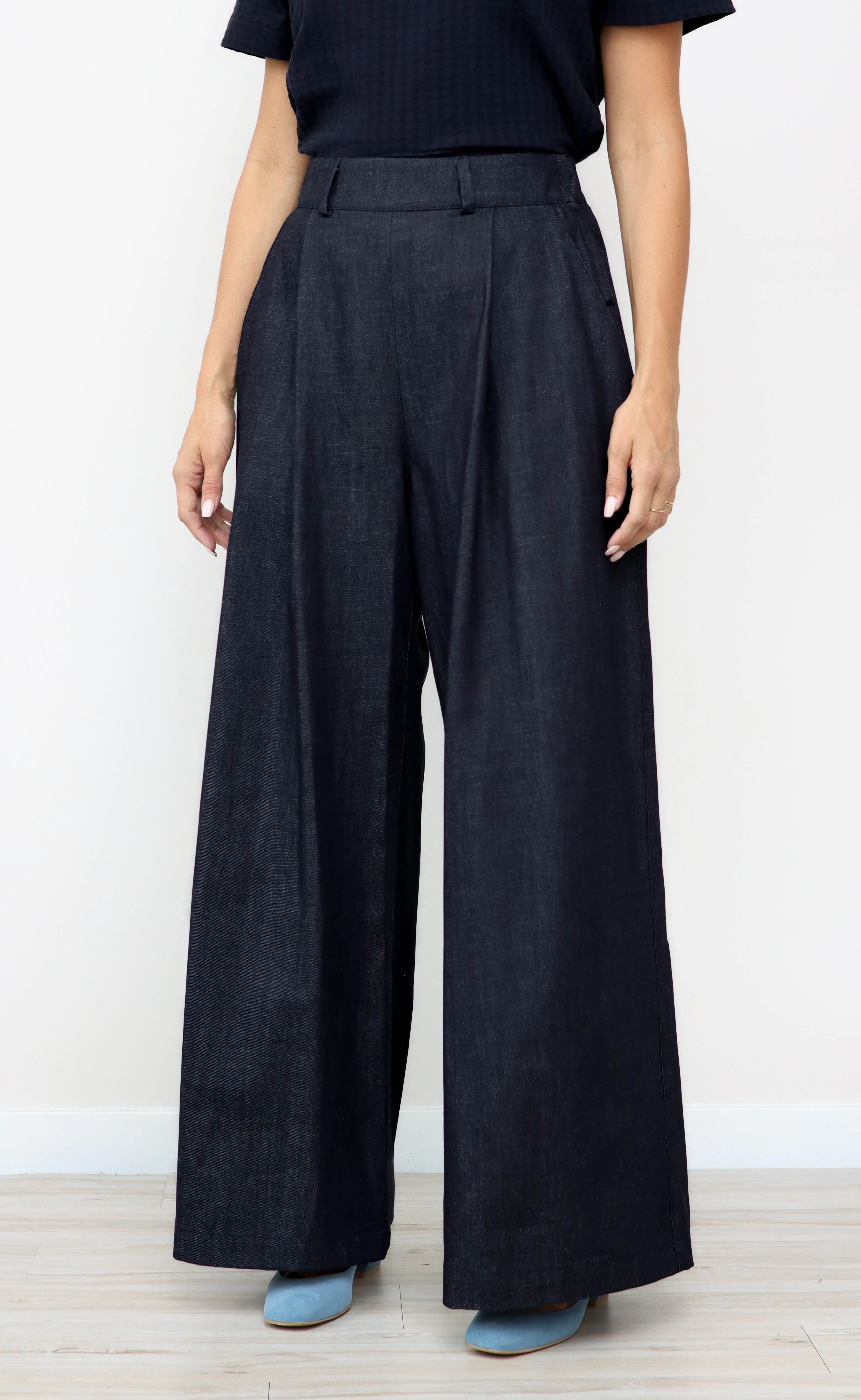 The Maximalist - Dark Wash Denim Long Pants