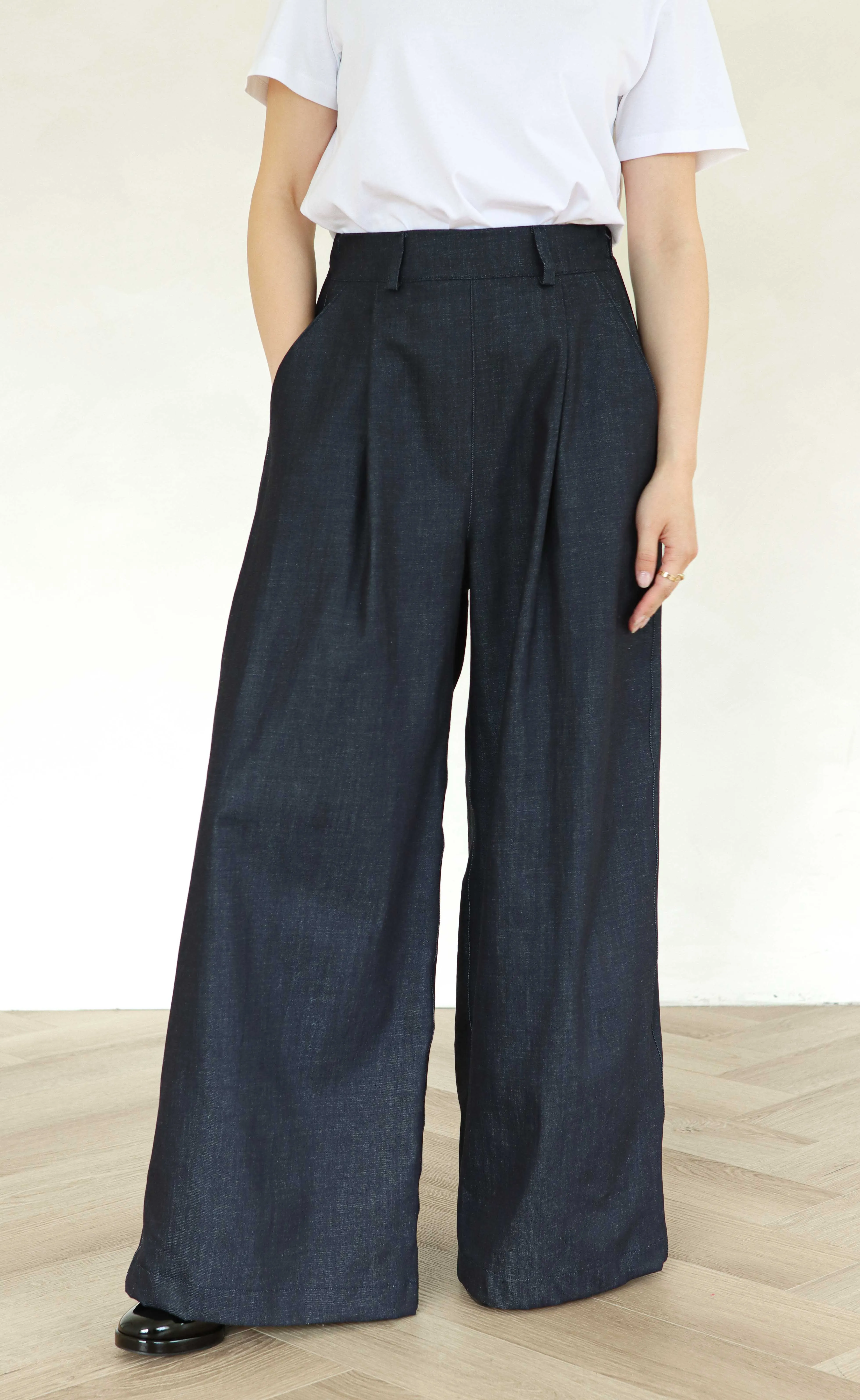 The Maximalist - Dark Wash Denim Long Pants