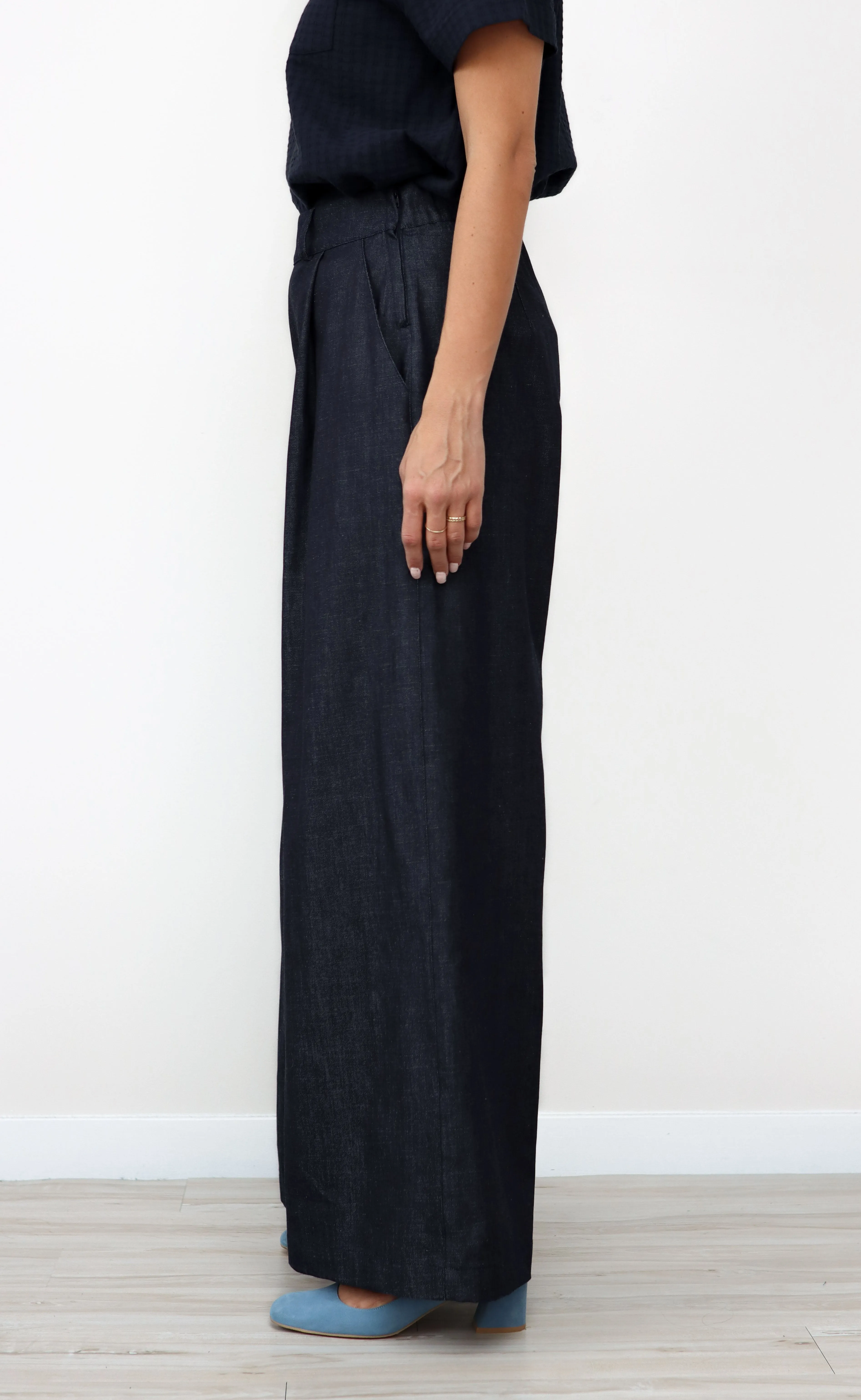 The Maximalist - Dark Wash Denim Long Pants