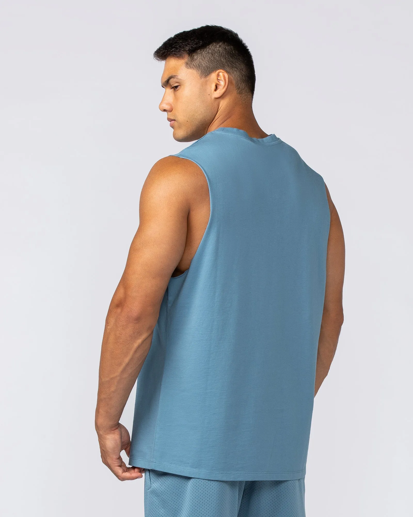 Throwback Training Tank - Pale Thunder
