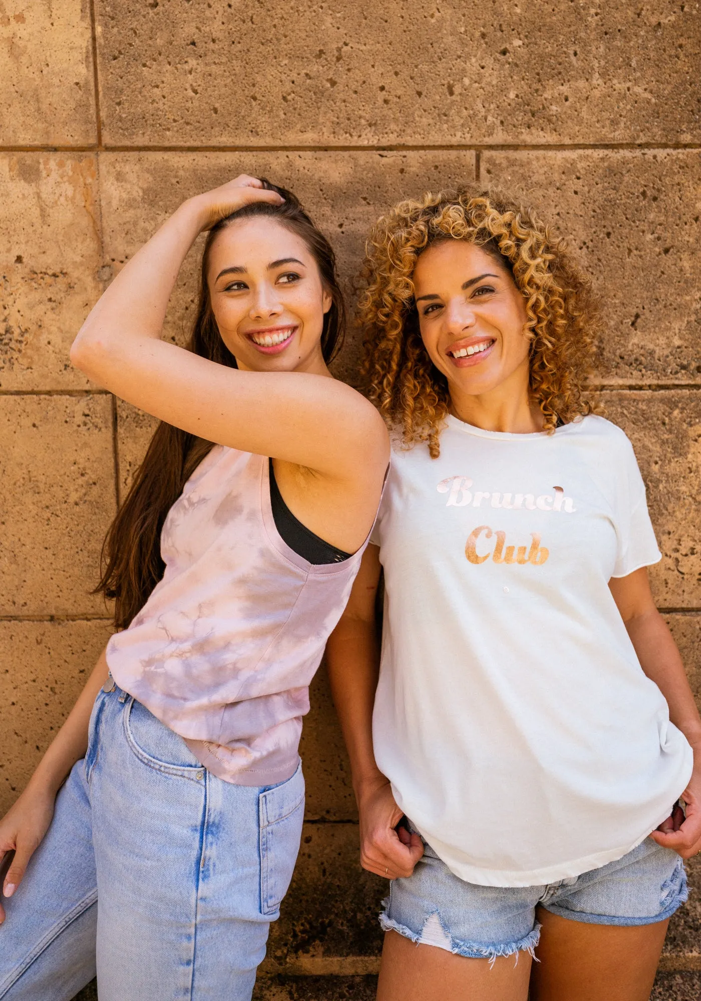 Tie-Dye Lands End Tank – Pink Stone