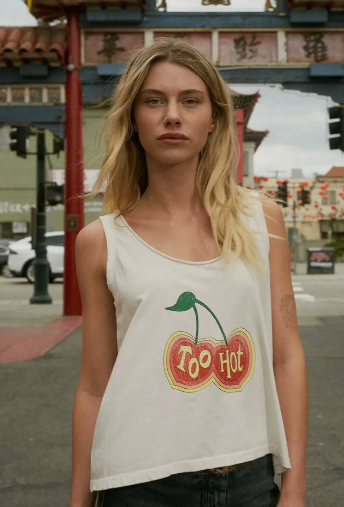 Too Hot Cherries Tank