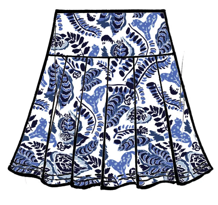 Topsy Skirt - Puma Blues