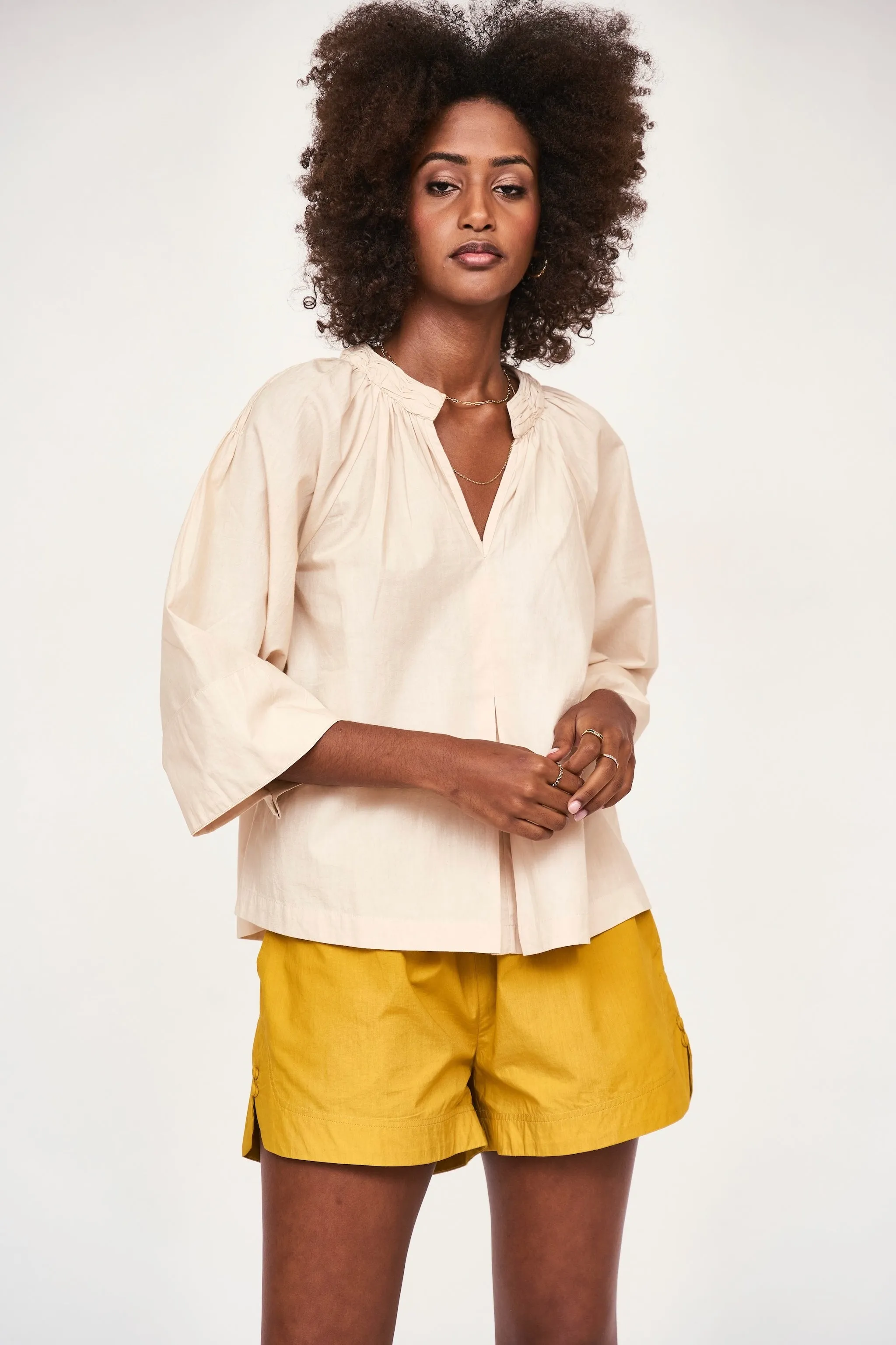 Track Shorts in Gilded