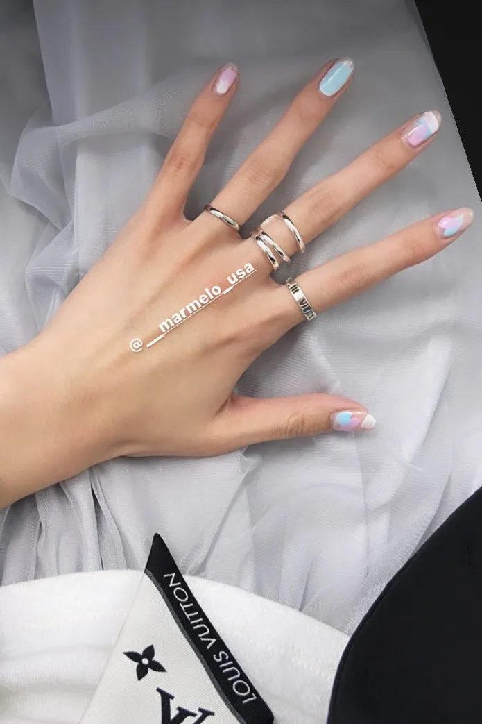 Triple Line Pinky & Midi Ring