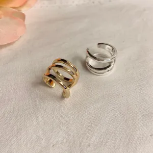 Triple Line Pinky & Midi Ring