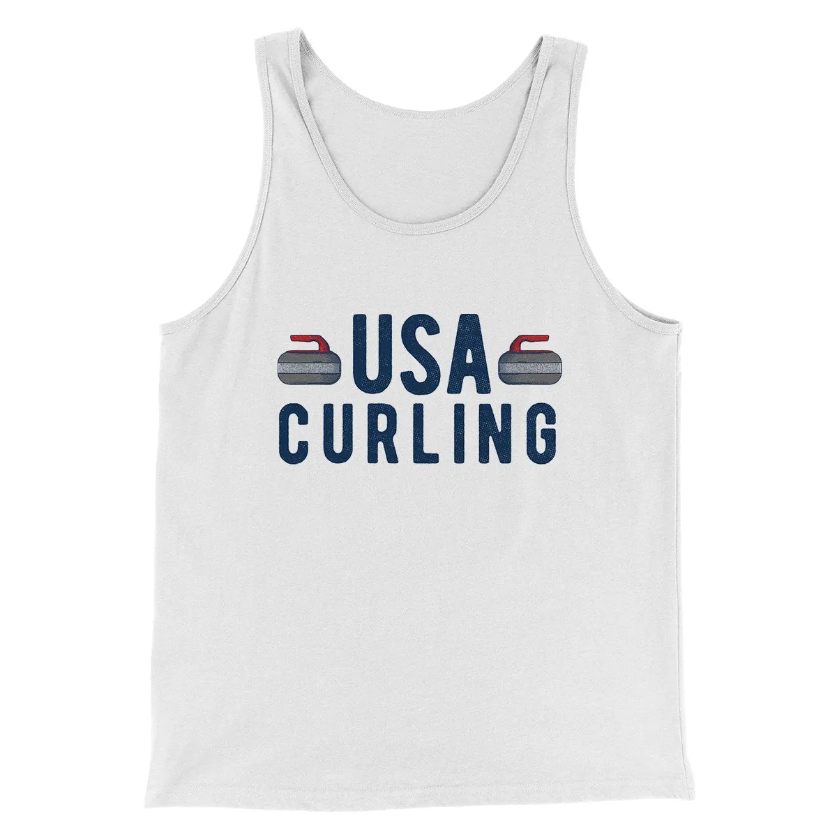 USA Curling Men/Unisex Tank Top