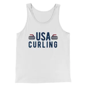 USA Curling Men/Unisex Tank Top