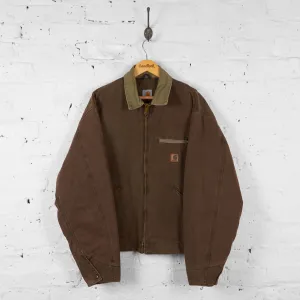 Vintage Carhartt Collared Workwear Jacket - Brown - XL