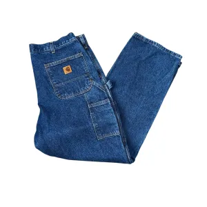 Vintage Carhartt Denim Double Knee Pants - 36"