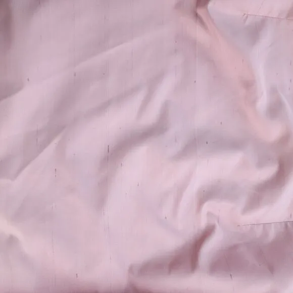 Vintage Paule Vasseur Allegro Light Pink Silk Pencil Skirt, Size 44 US Size M