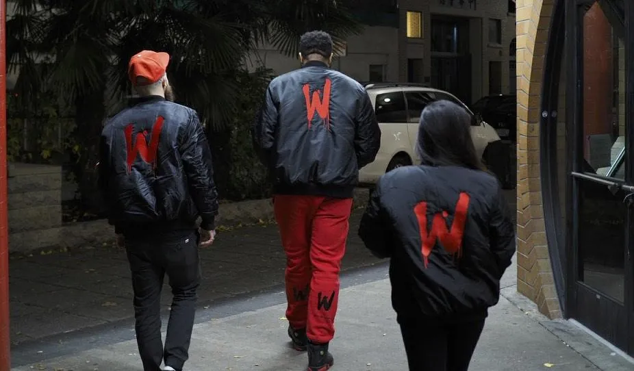 Wavy Boy " Drippy W" bomber jacket