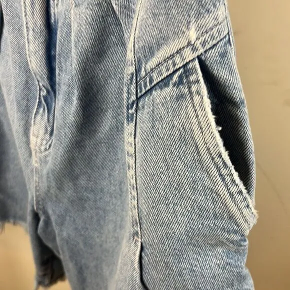 We the Free High Waisted Pleated Front Mom Shorts - Size 26