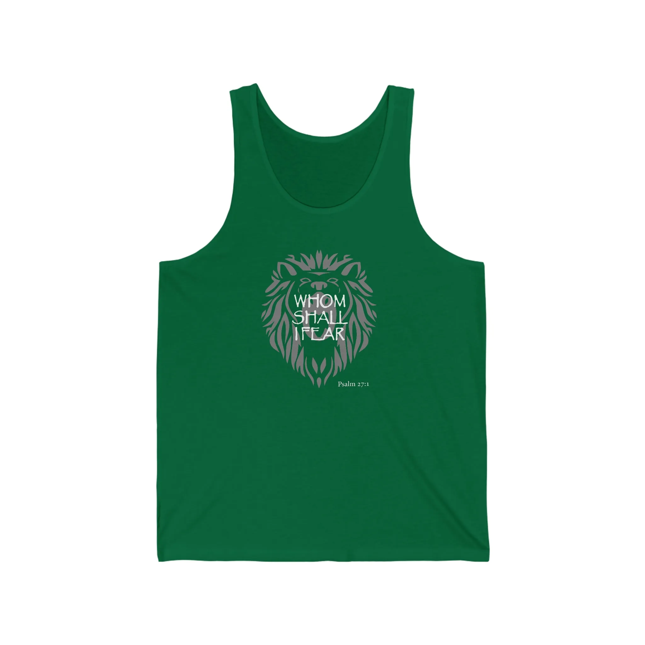 Whom Shall I Fear Men's Unisex Jersey Tank