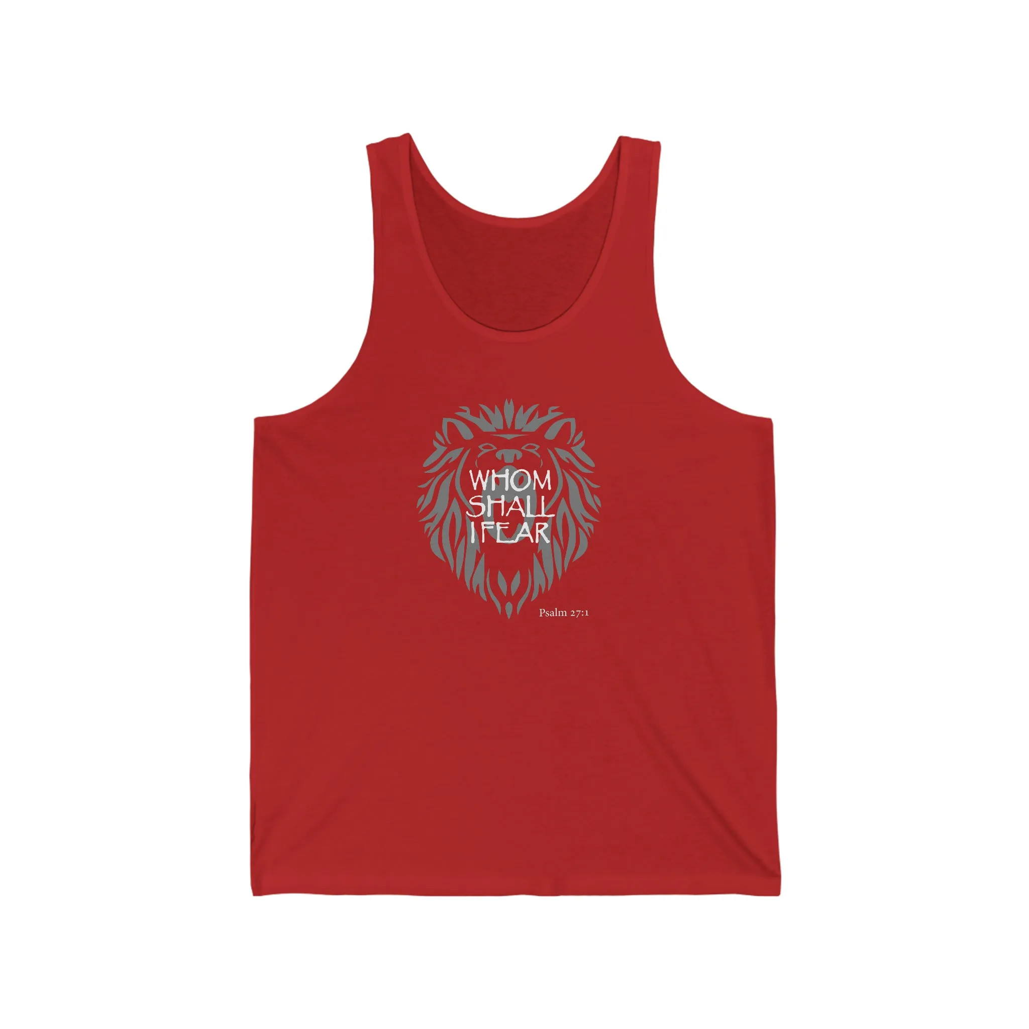 Whom Shall I Fear Men's Unisex Jersey Tank