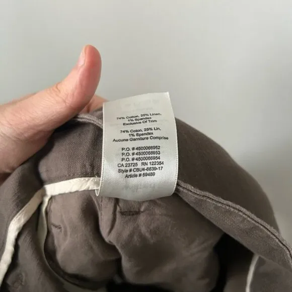 Wilfred Marne High Waisted Paperbag Brown Shorts