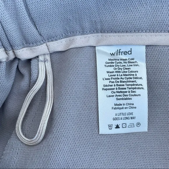 Wilfred Welles Short High Waist Patch Pocket Gray