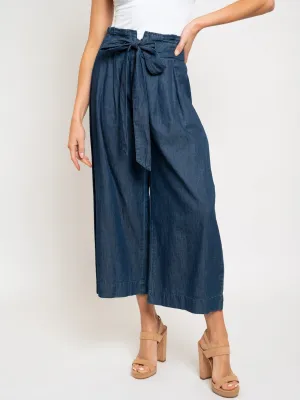 WOMEN'S DARK DENIM PANTS