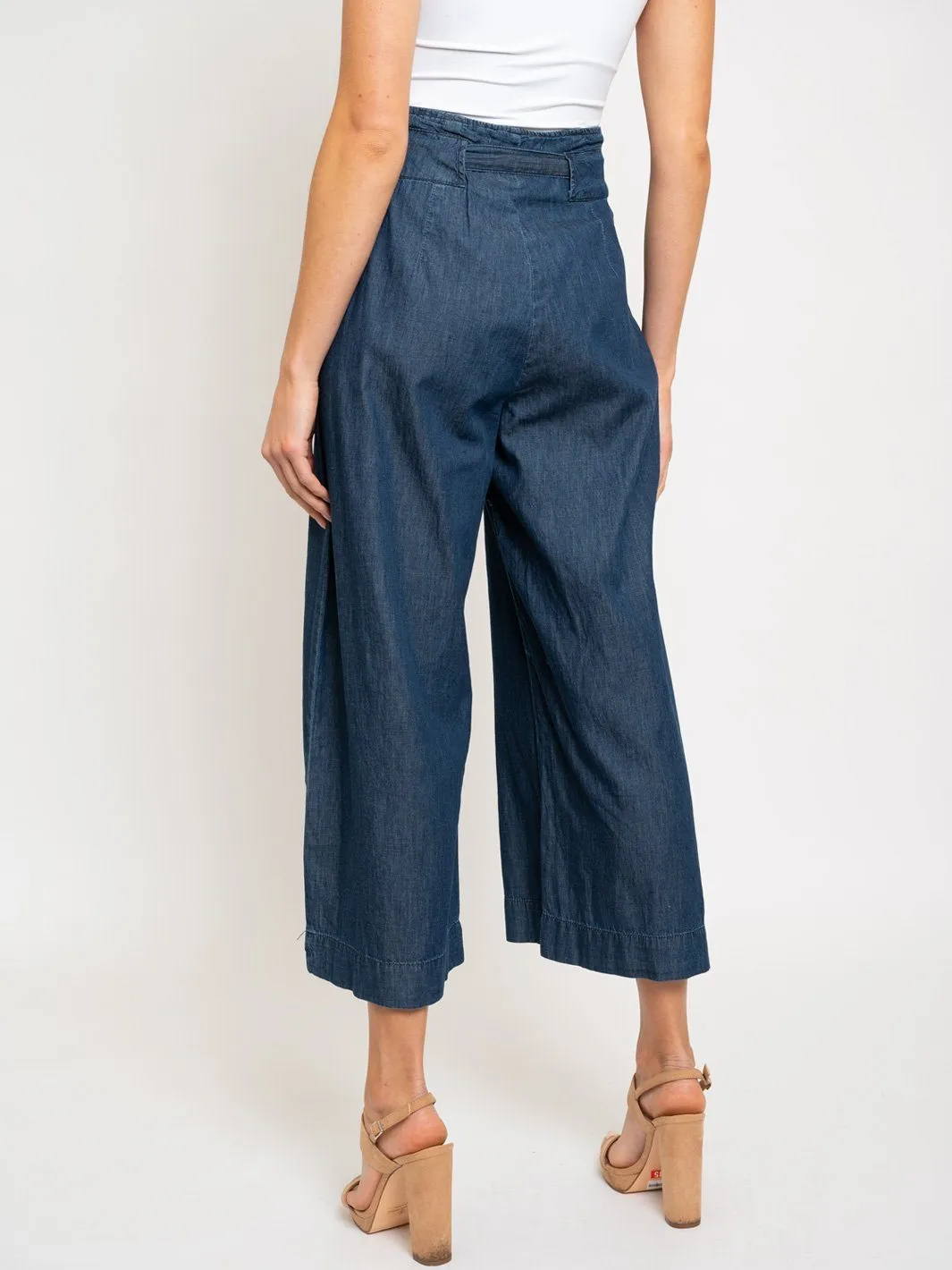 WOMEN'S DARK DENIM PANTS