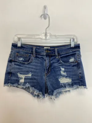 Womens Size Sm Misses Denim Sneek Peek Shorts