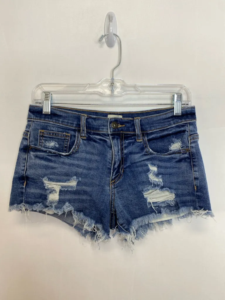 Womens Size Sm Misses Denim Sneek Peek Shorts