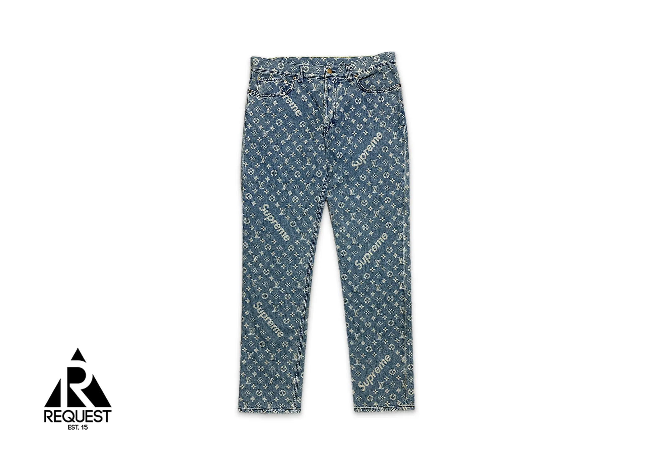 x Supreme Monogram Denim "Blue"