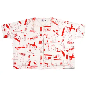 YUK FUN Artist Jacket in Red - MADE TO ORDER