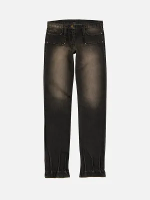 Zip Denim Pants - Multi (W)
